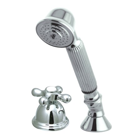 Kingston Brass Tub Filler Faucet, Polished Chrome, Deck KSK3351AXTR